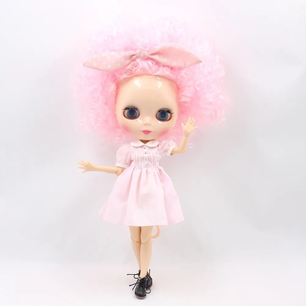 Ледяной DBS Blyth кукольные Срединная куклы 1/6 bjd 1/8 сестра семья вьющихся волос афро 30