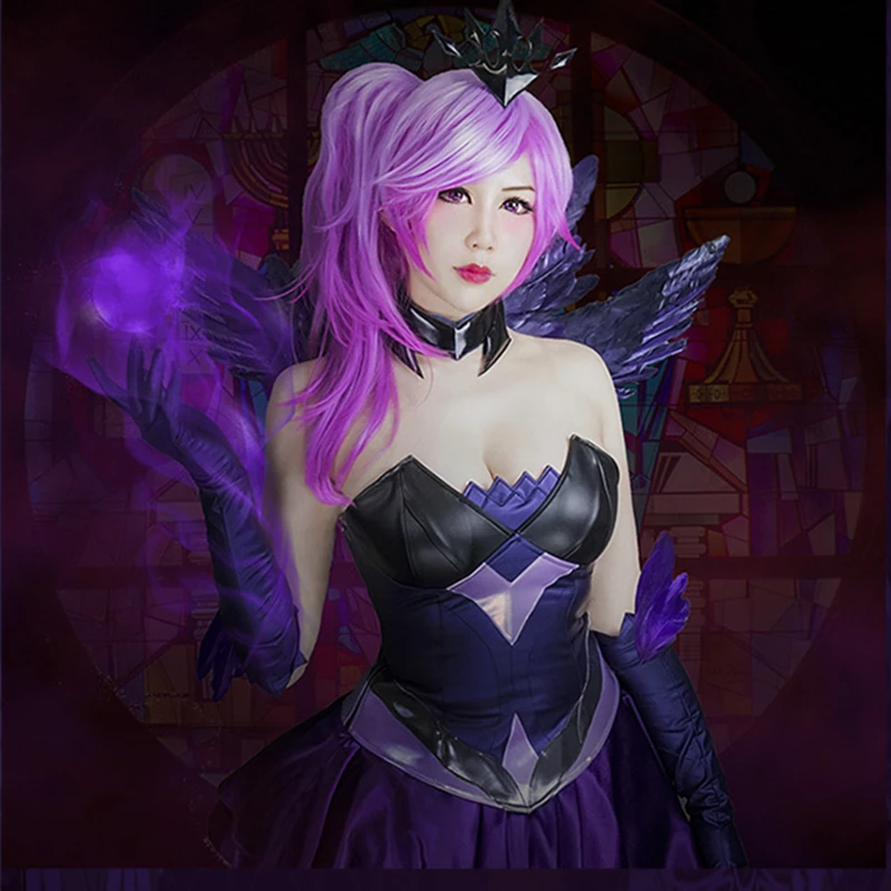 

Lux Luxanna Dark Lady of Luminosity Cosplay Fancy Dress Cosplay Costume COSPLAYONSEN