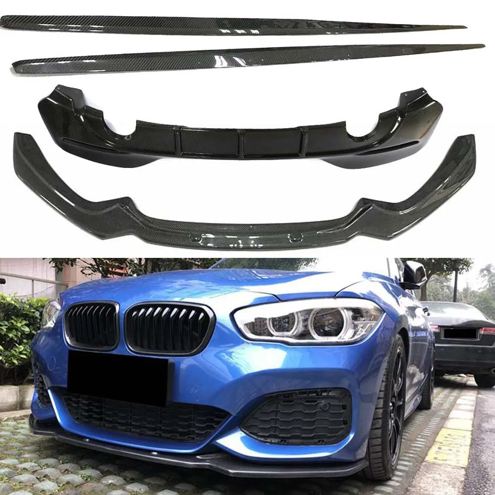 Комплект для корпуса BMW M125i M140i M135i LCI Передние боковые юбки из натурального