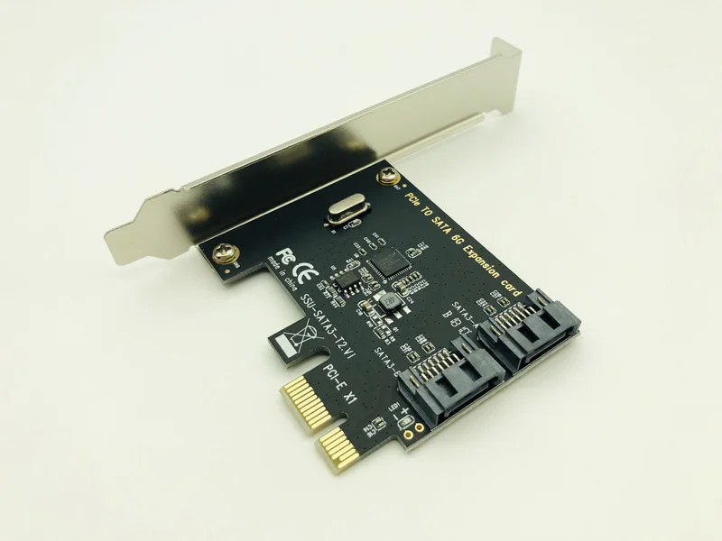 Платы расширения H1111Z PCI-E SATA 1X 4X 8X 16X PCI-E PCI Express to SATA 3,0 с 2 портами SATA III 6 Гбит/с