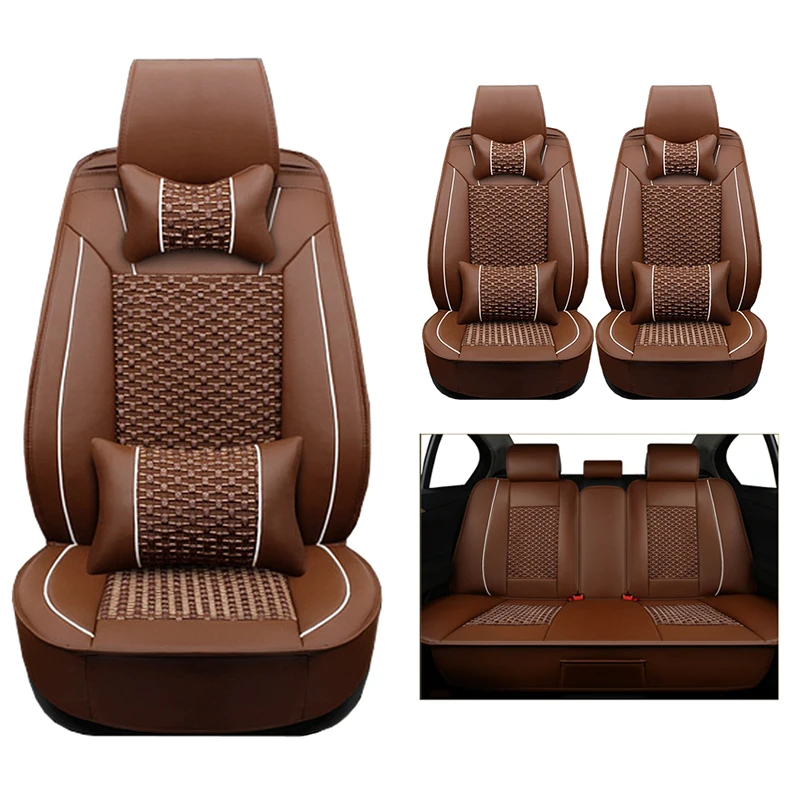 Чехлы на сиденья и подставки для Toyota highlander Corolla crown RAV4 Camry Prado Fortuner FJ Кроссоверы Седаны авто Интерьер стиль
