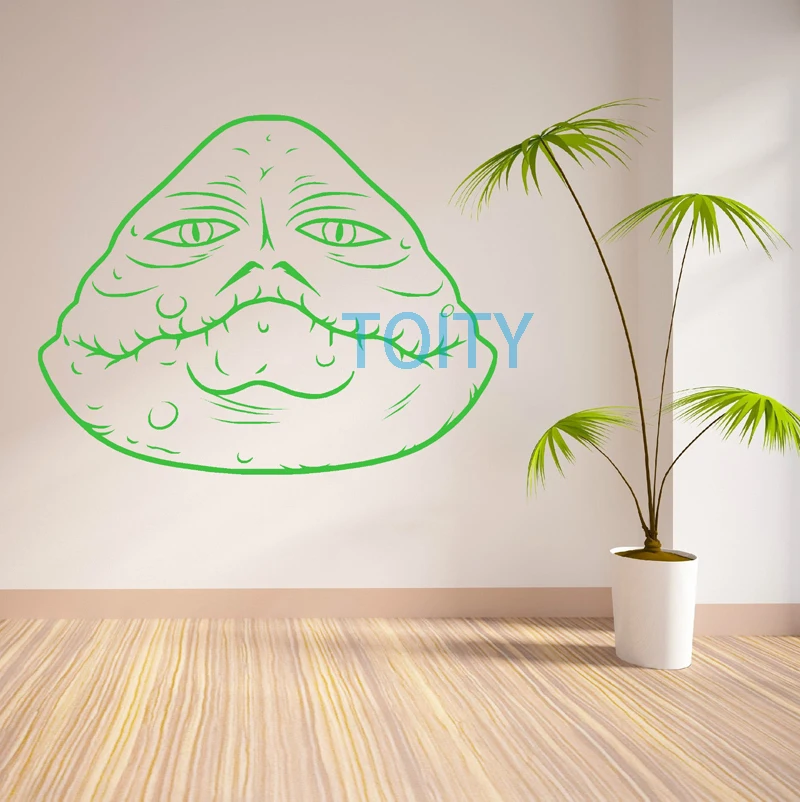 Звездные войны JABBA Хатт виниловая наклейка на стену Наклейка украшение комнаты