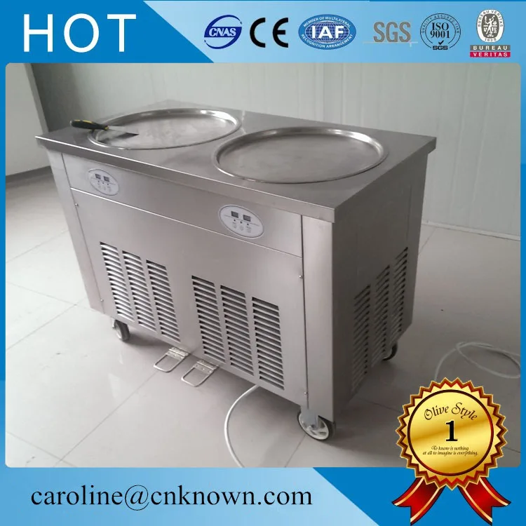 Машина для жареного мороженого 1500 Вт машина обжарки в рулоне коммерческий