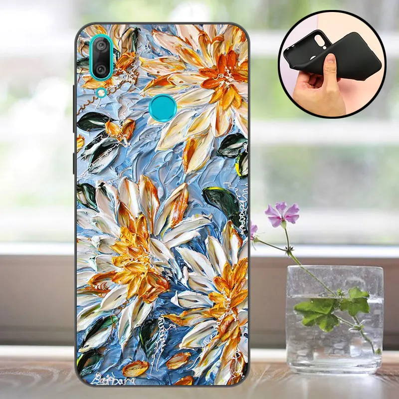 YHJ Чехол для huawei Honor 8A, мягкий ТПУ чехол для Honor 8A, чехол для телефона, для huawei Honor 8A, JAT-LX1, 8 A, чехол, силиконовый матовый Honor8A 6,09 - Цвет: YHJ