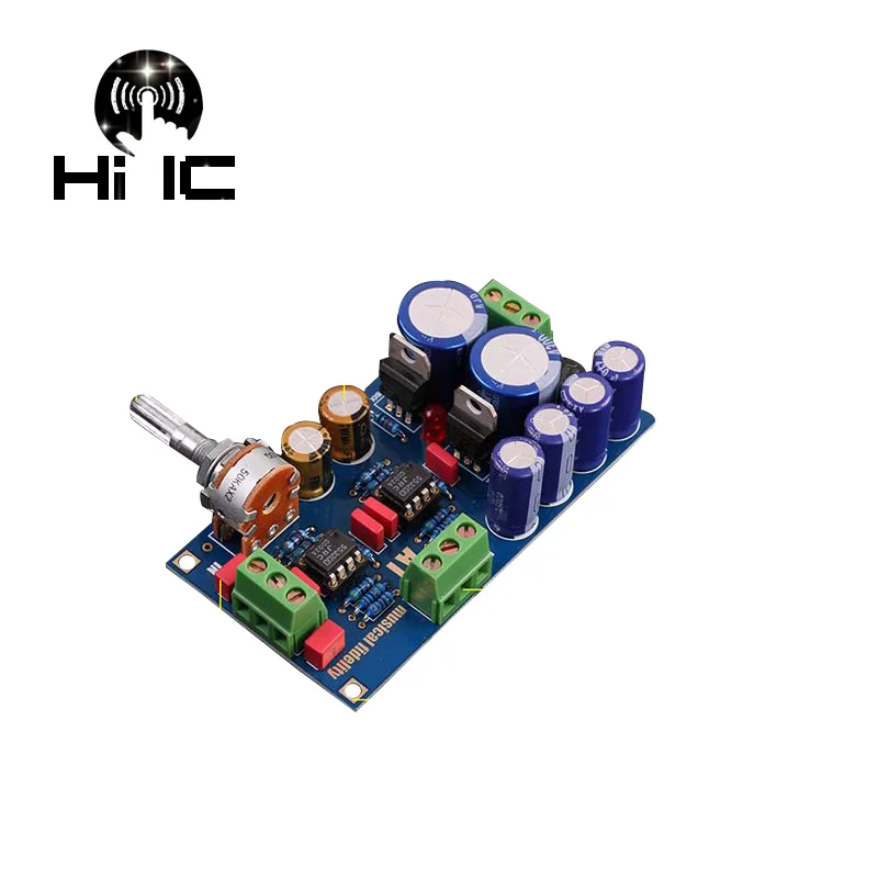 Двойная NE5532 OP AMP Hi Fi предусилитель платы Усилитель сигнала базы на музыке факс A1