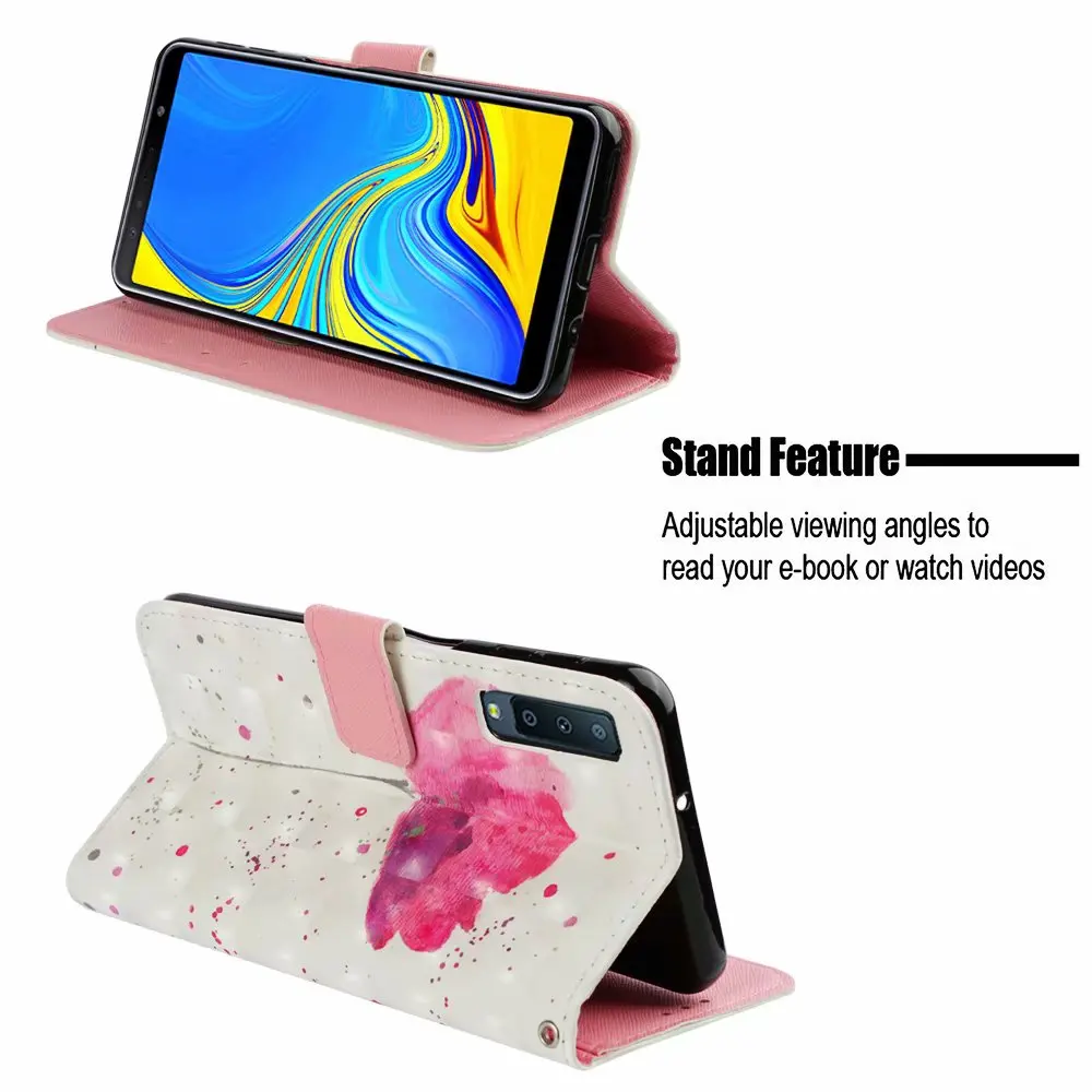 A7 бумажник Футляр для телефона с магнитом кожаный чехол для Samsung Galaxy A7 SM-A750GN/DS A750FN чехол Funda A730x