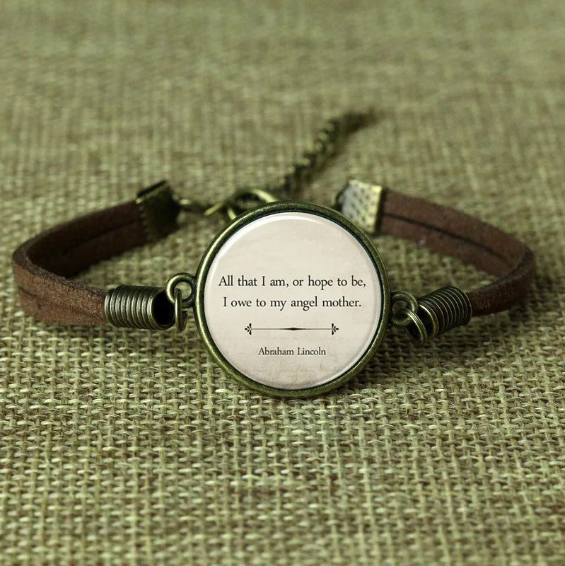 Вдохновляющее ожерелье с цитатой вдохновляющие ювелирные изделия подарок на