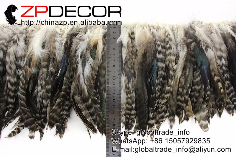 ZPDECOR петух перо фабрика 6-8 дюймов ручная работа высокое качество натуральный и