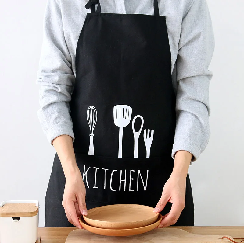 Хлопковый фартук водостойкий и маслостойкий креативный Модный женский мужской