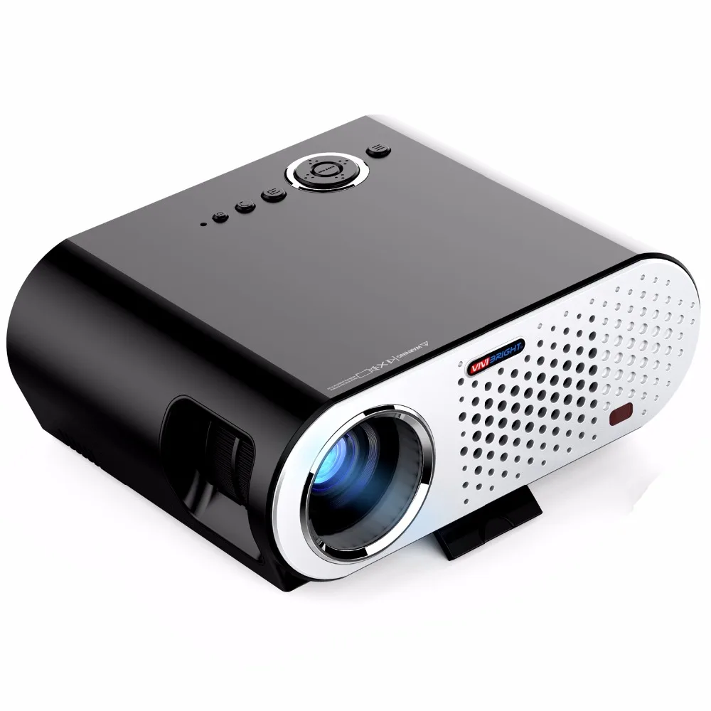VIVIBRIGHT GP90 свет ЖК-дисплей Технология проектор 1280*800 Домашний Театр высокое Яркость