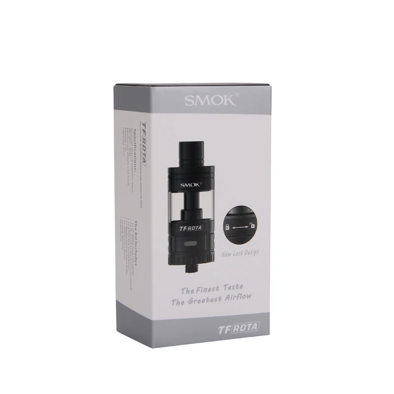 Оригинал smok TF rdta 5 мл бак поворотный Кепки Дизайн ввиду танк электронной сигареты