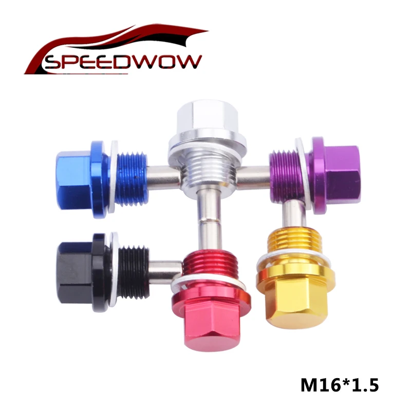 Магнитная гайка масляного поддона SPEEDWOW M16 * 1 5 сливная пробка для масла винтовая