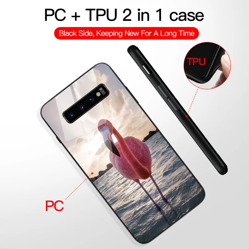 Чехол для Samsung S8 тонкий бампер Galaxy S10 Plus Lite S10E S9 S7 S6 Edge задняя крышка черный чехол