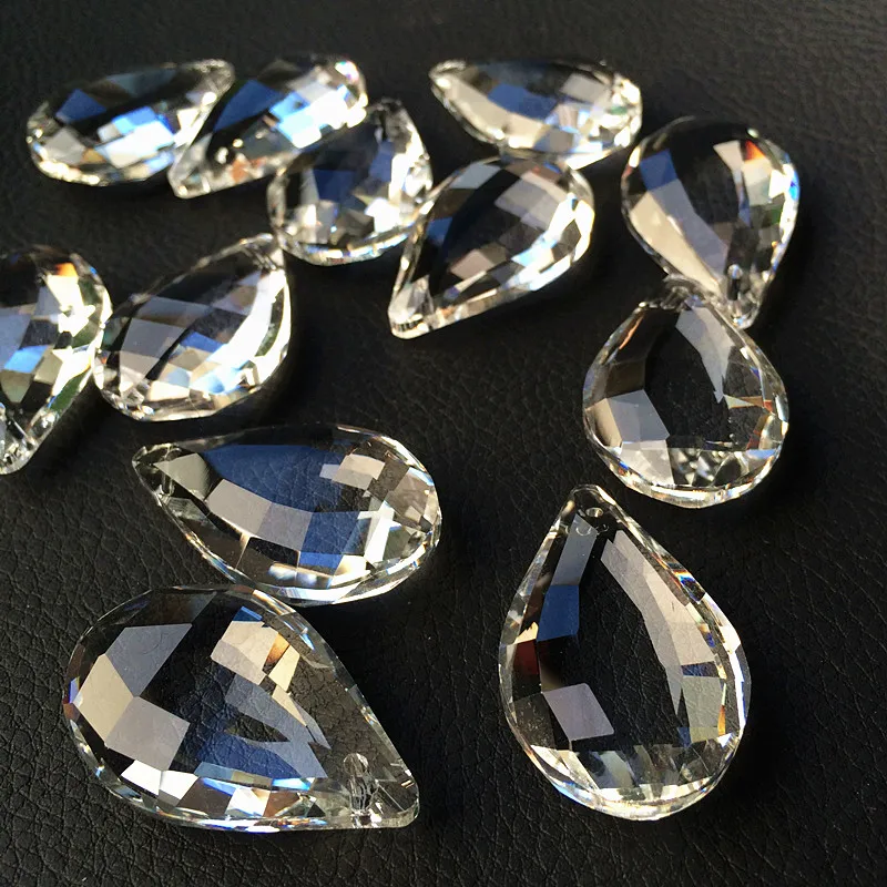 20 шт. прозрачные кристаллические подвески для люстры 38 х22 мм|Люстра хрустальная| |