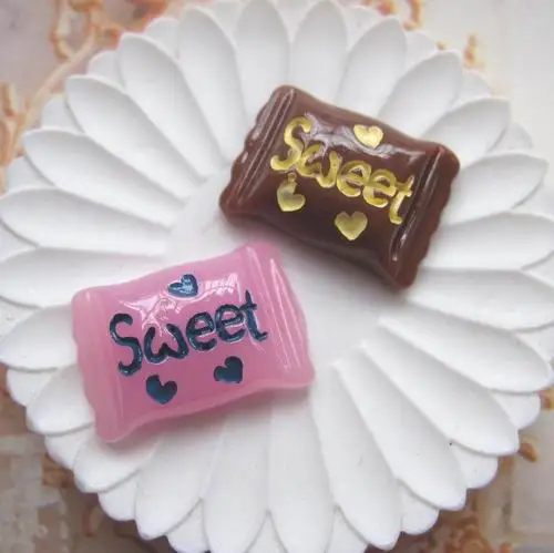 10 шт./лот DIY ремесло искусственный пищевой Торт Смола кабошон плоская задняя еда