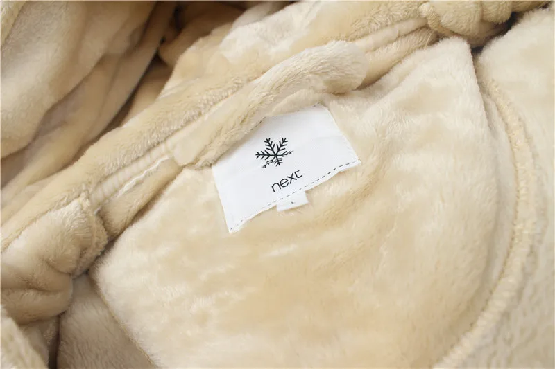 

Woman cartoon Fox flannel thick warm hooded nightgown pajamas Winter robe