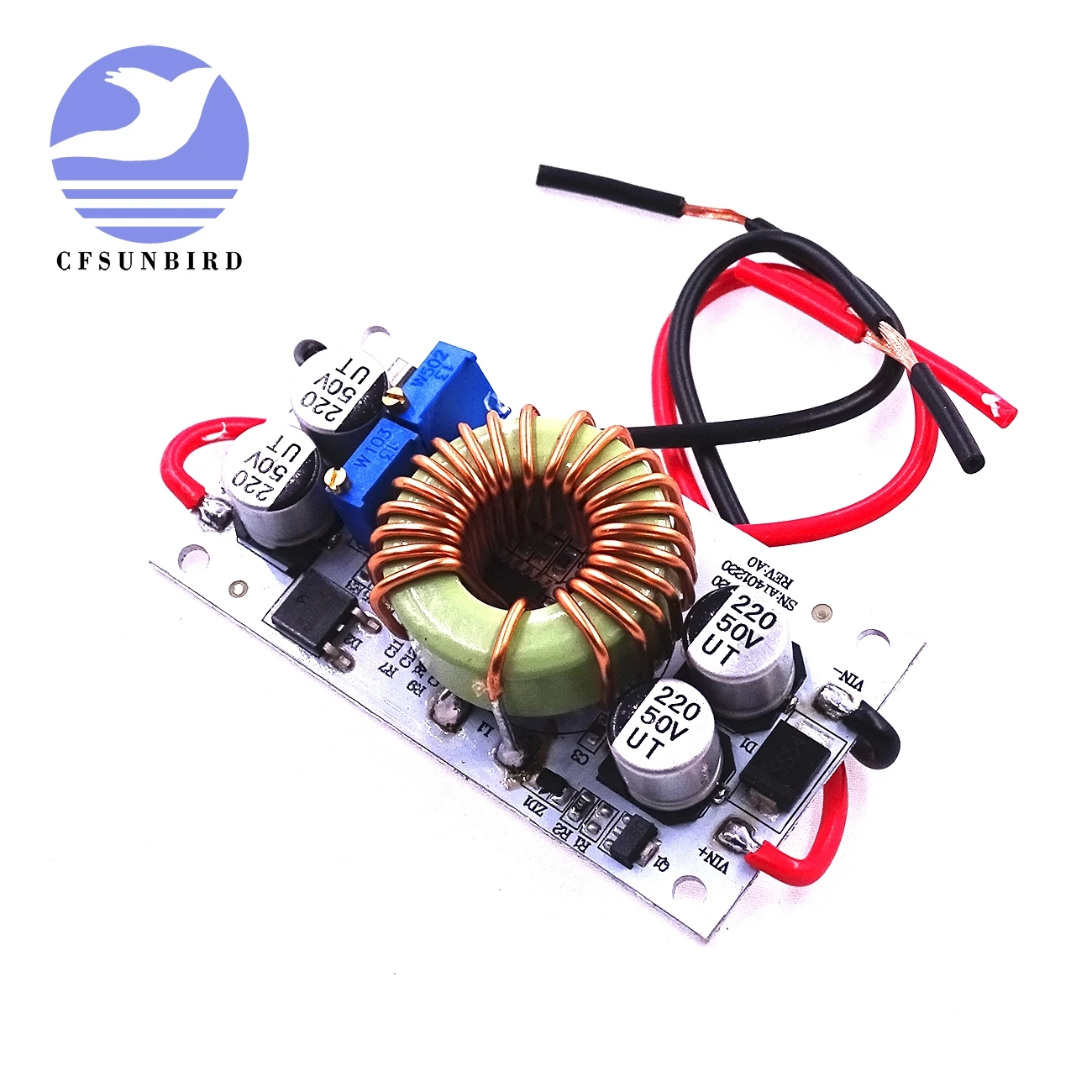 Алюминиевая пластина 250 Вт высокомощный повышающий постоянный ток напряжение