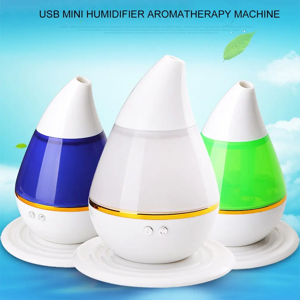 Ультра-тихий портативный ультразвуковой увлажнитель воздуха 3D стеклянный