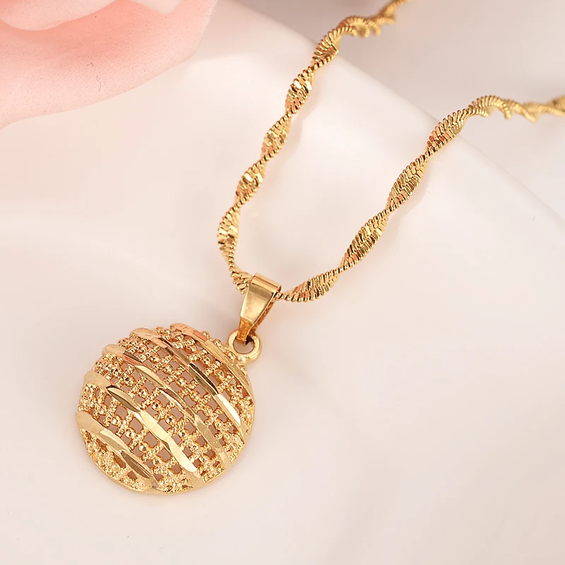 Модные милые ювелирные изделия золотой круглый шар девушки bridajewelry набор для