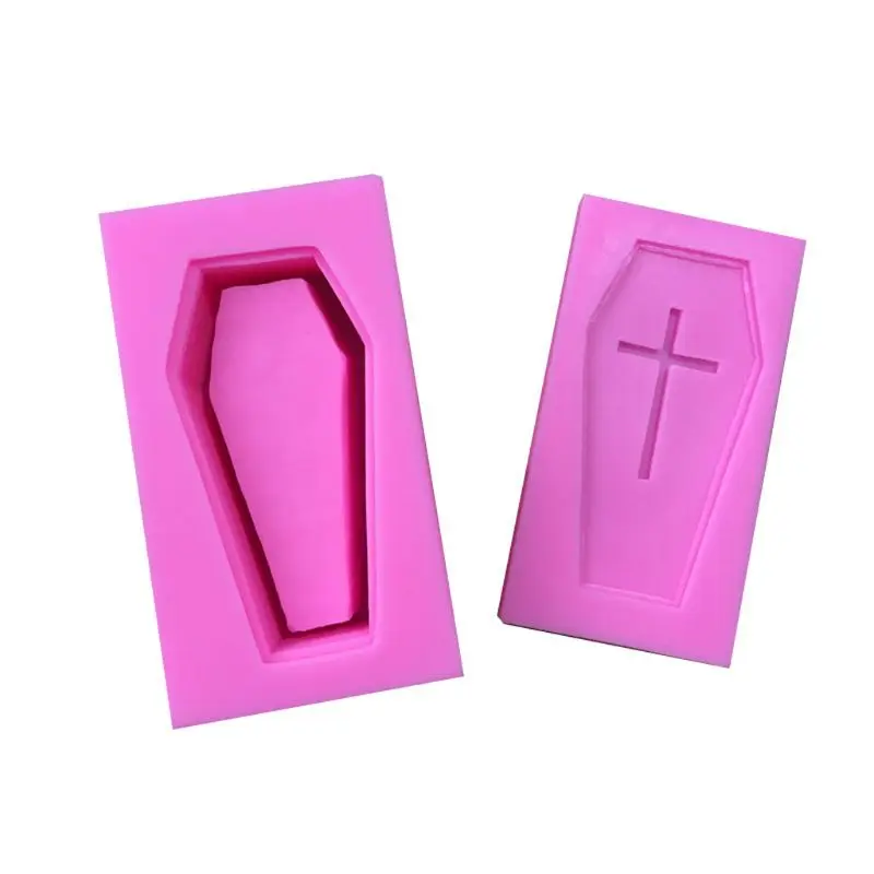 1 компл. 3D крест гроб Скелет Череп силиконовая форма для помадки смолы DIY Смола ювелирных изделий ремесло инструменты подарки