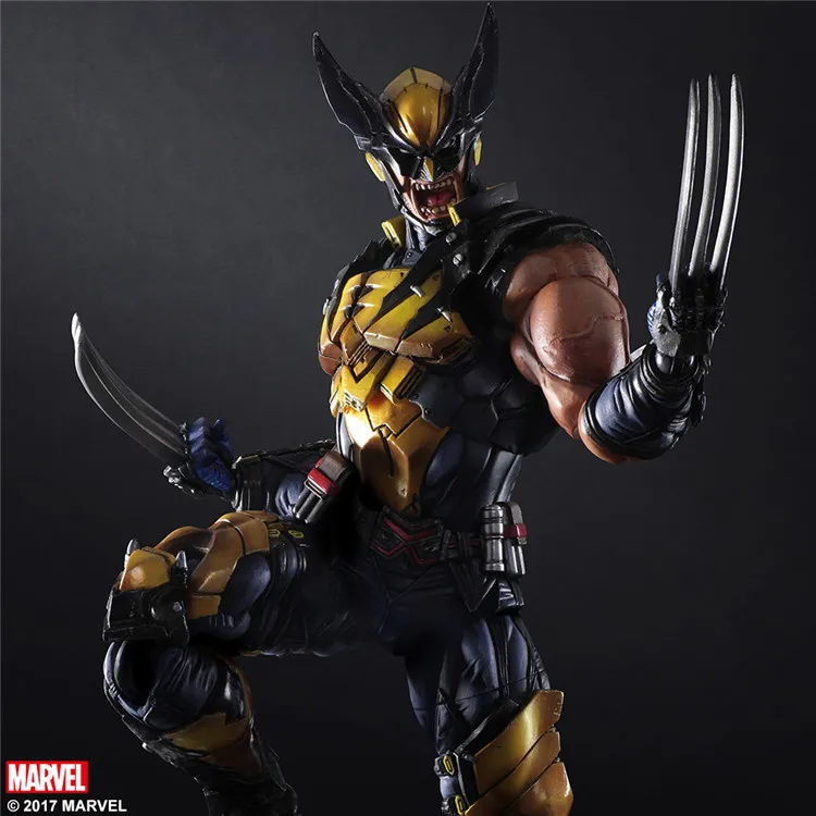 Play Arts PA Marvel Мстители X-men Росомаха фигурка игрушка кукла коллекция 25 см