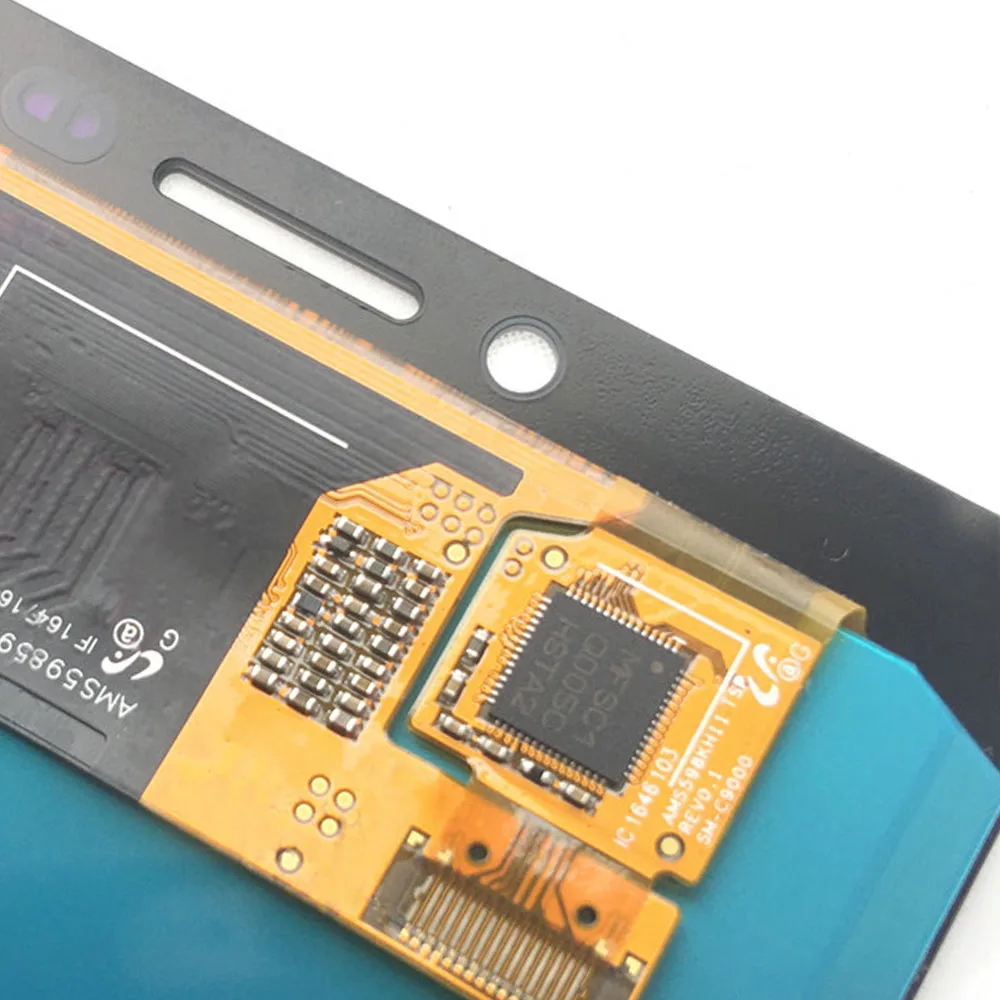 Супер AMOLED lcd для SAMSUNG GALAXY C9 Pro lcd C9000 C9 дисплей кодирующий преобразователь сенсорного экрана в сборе Замена 5,5 дюймов