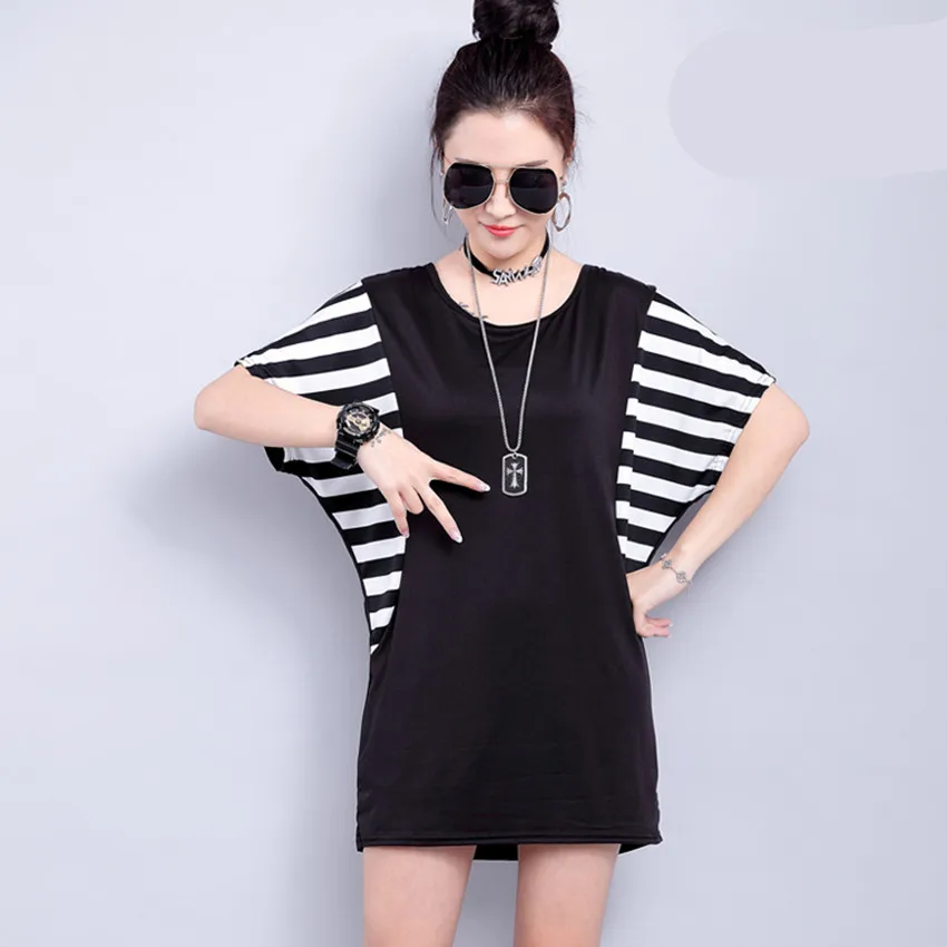 Новинка 2018 лето весна женское платье с коротким рукавом рукав летучая мышь
