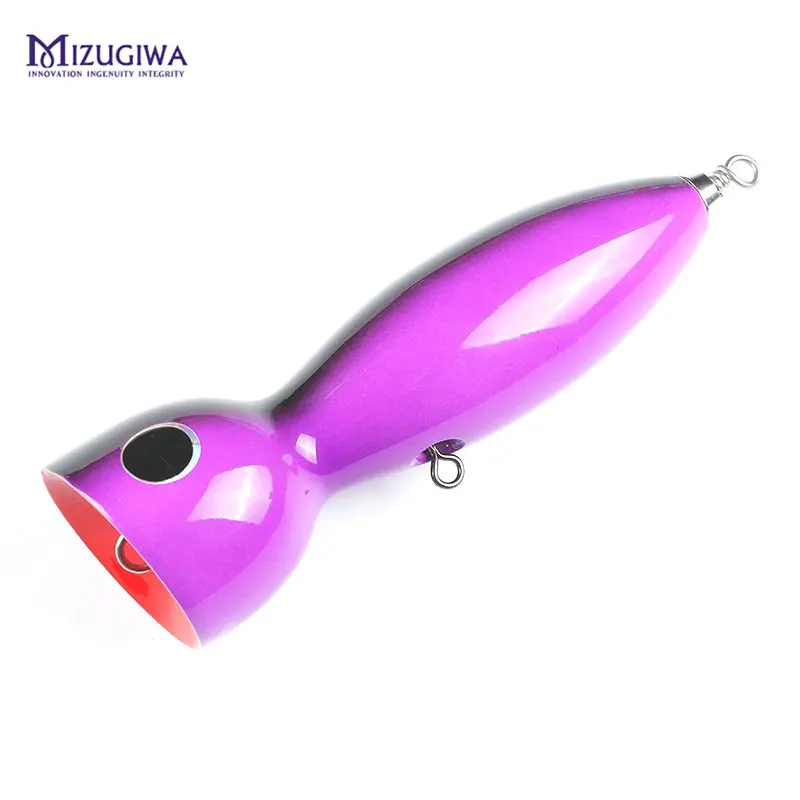 MIZUGIWA лодка приманка поппер для рыбалки морская большая игра Topwater GT9 ручной работы