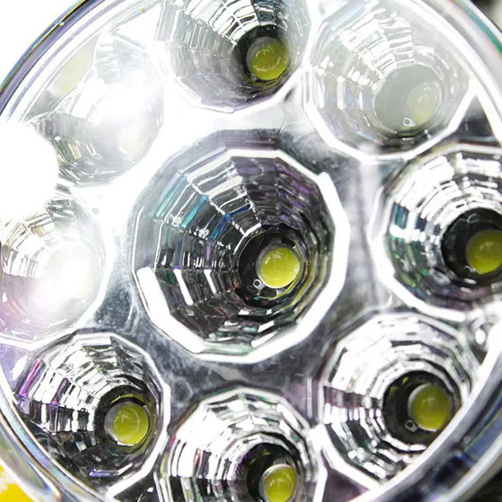 2 шт. 9 светодиодных автомобильных фар Круглый противотуманный свет супер яркая