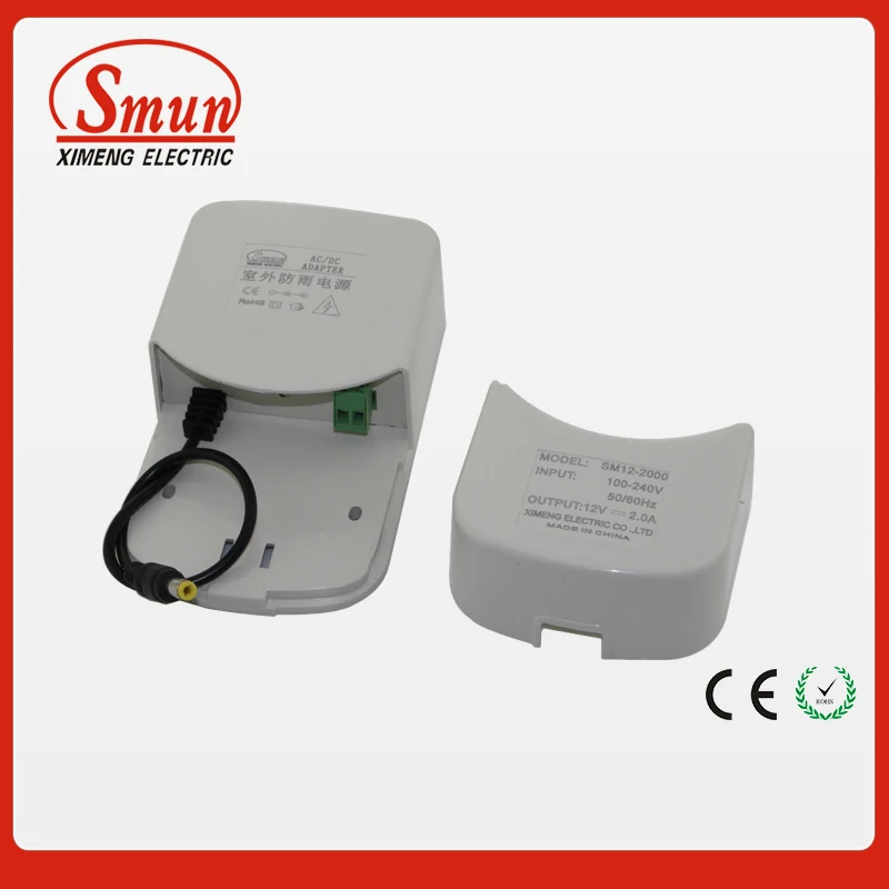 Адаптер 12V2A AC/DC с CE ROHS 1 год гарантии белый|dc adapter 5v 1a|dc 12vdc voltage |