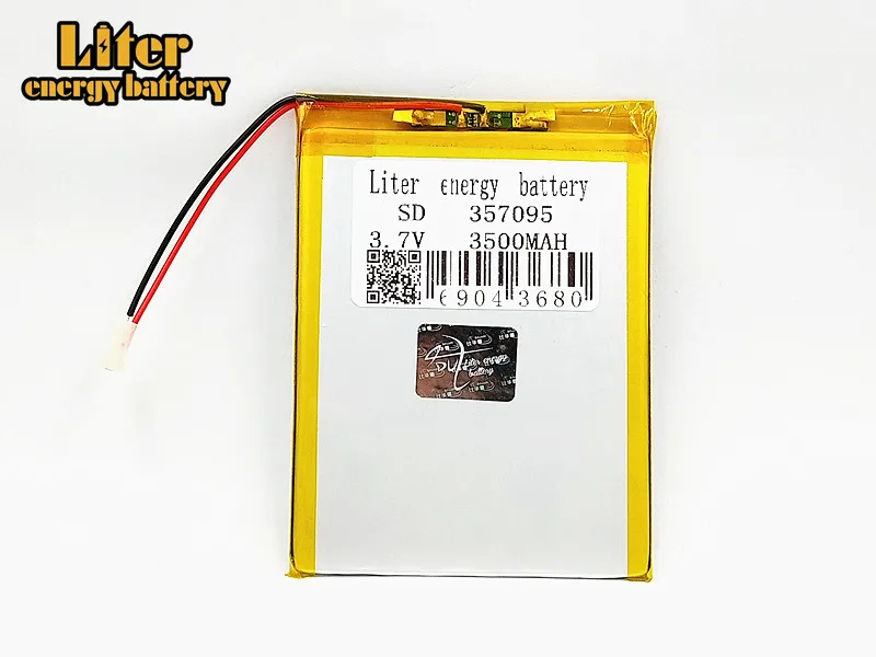 357095 3 7 V 3500 mAh литиевая батарея Замена для MP4 MP5 gps DVD PAD MID планшетных ПК BT