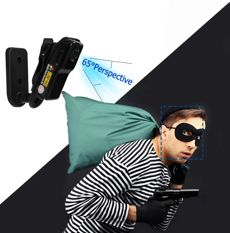 Мини спортивная камера DV DVR 960P 720P HD DVR инфракрасная камера ночного видения маленькая камера для прогулок на велосипеде видео аудио рекордер черный