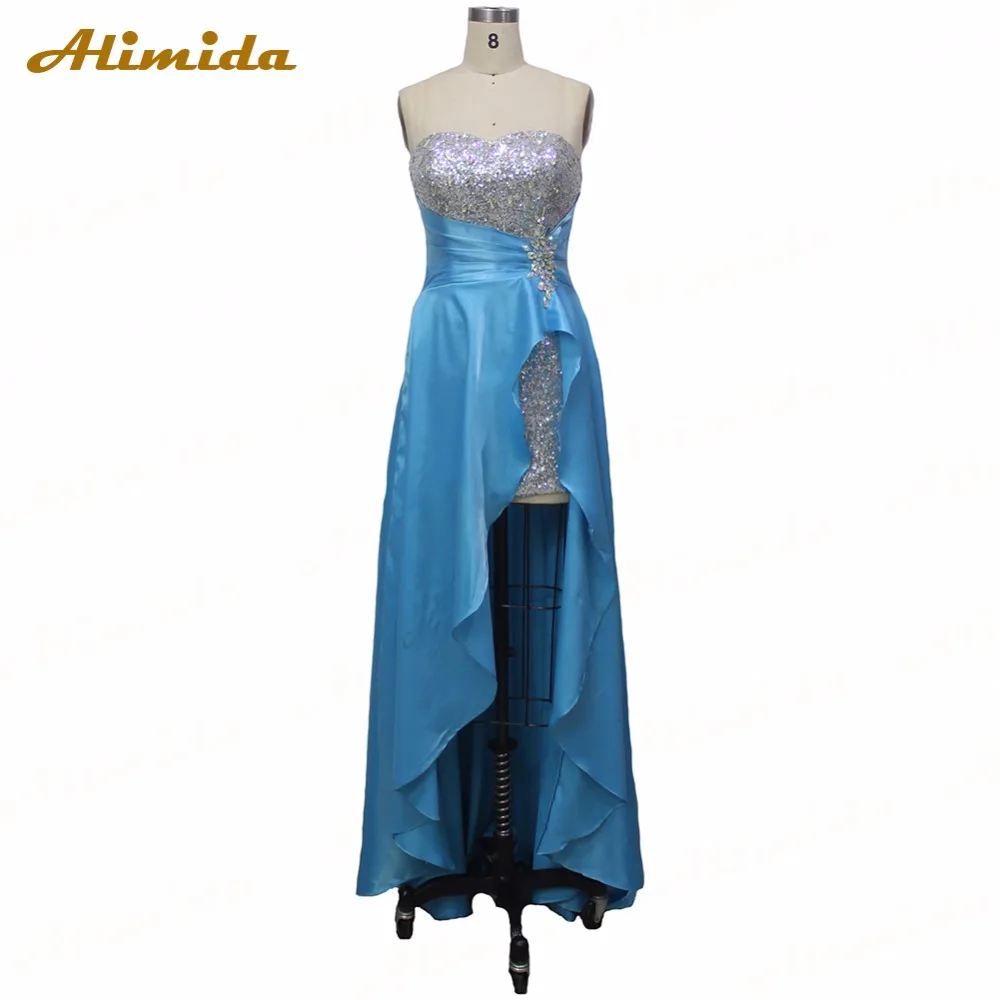 100% настоящая фотография платье подружки невесты 2020 короткое спереди и длинное