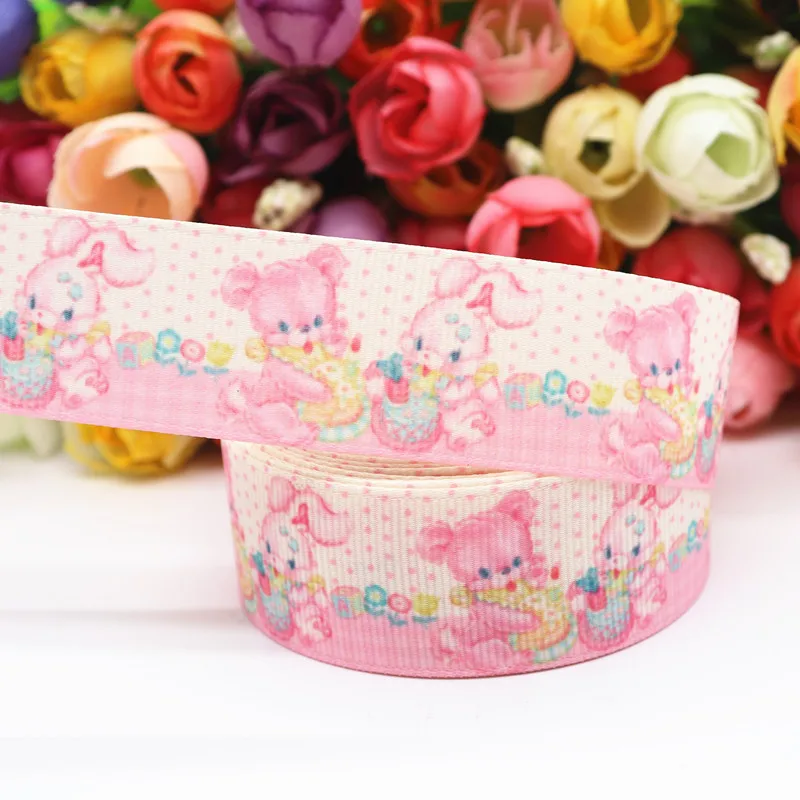 50 ярдов Grosgrain лента клубника торт печатная лента " 25 мм пробки для бутылок DIY ремесла аксессуары ручной работы M19070902