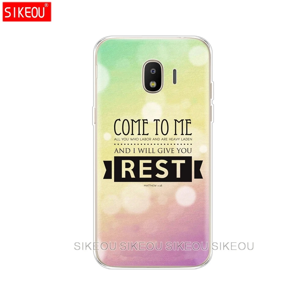 Силиконовый чехол для телефона Samsung Galaxy J3 J5 J7 2017 J330 J530 J730 PRO j2 2018 христианский Иисус