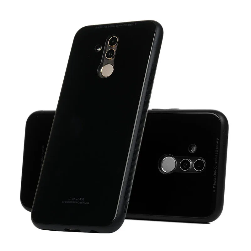Tempered Glass Phone Case For Huawei Mate 20 Lite Hard Back Protective Cover Funda |