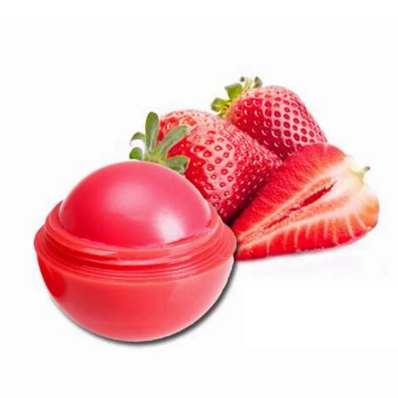 Фруктовый милый шар увлажняющий бальзам для губ Губная помада протектор сладкий