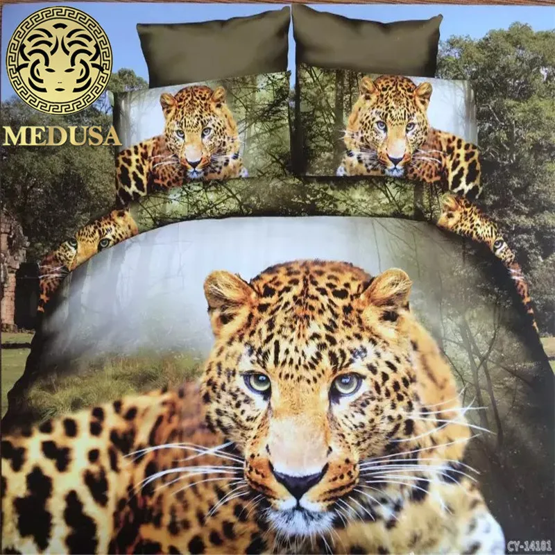 Медуза 3d Белый медведь/Лев/крокута/панда/пингвин постельные принадлежности