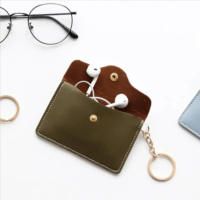 Новинка модный брендовый кожаный женский держатель для карт вместительный чехол