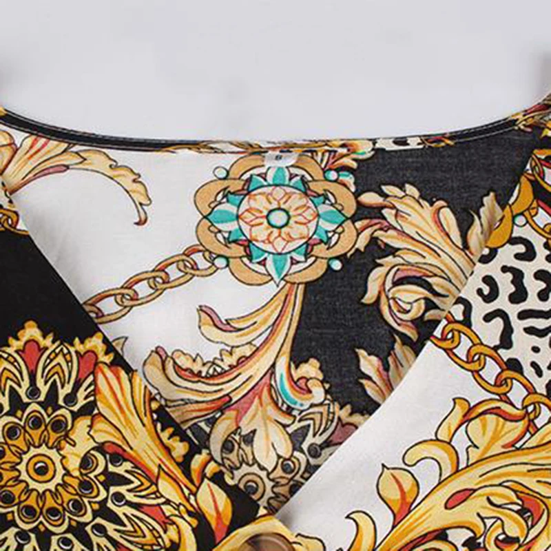 2019 Весенняя женская новая темпераментная рубашка с рукавом в семь точек