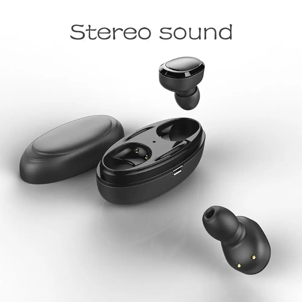Спортивные стереонаушники Bluetooth Двойные наушники-вкладыши беспроводная