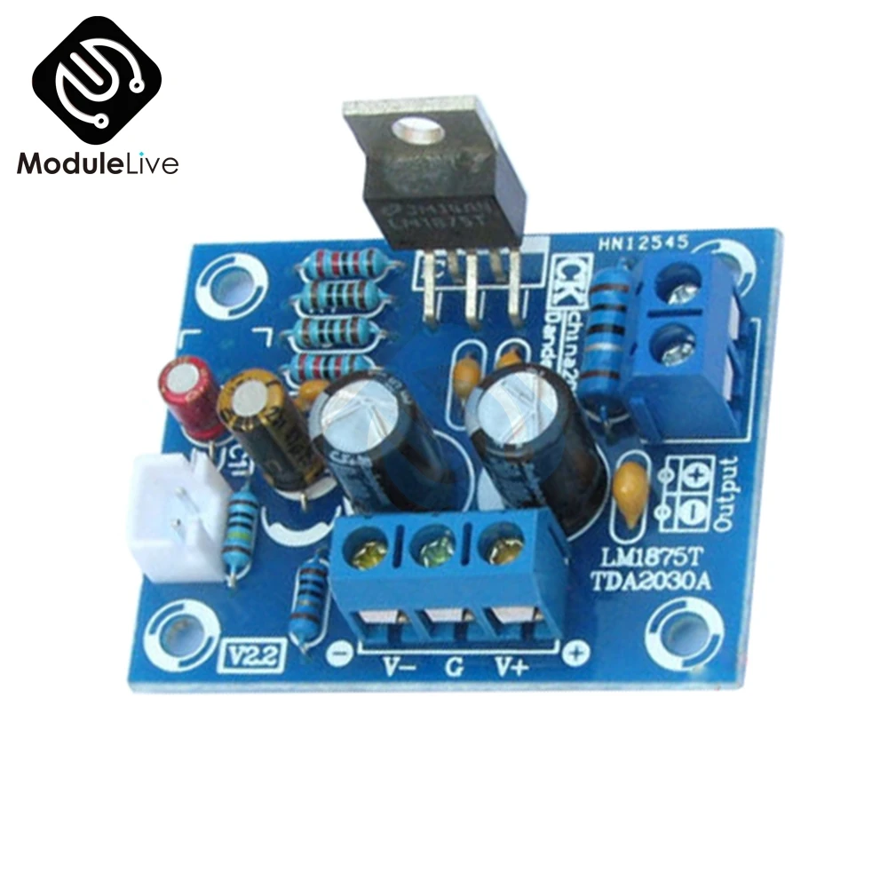 20 Вт HIFI моно канал 1CH LM1875T стерео аудио усилитель плата модуль DIY Kit|Детали и