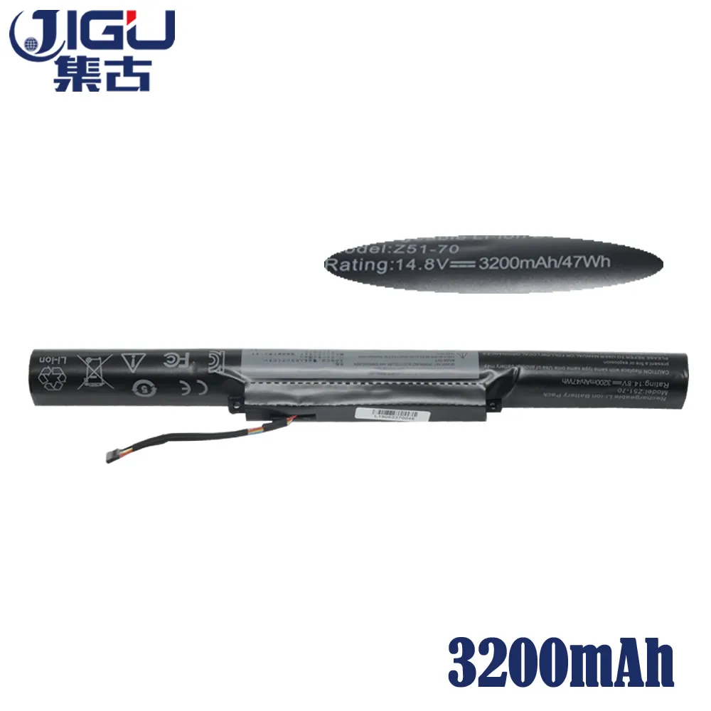 JIGU 4 ячейки 4INR19/65 5B10H13097 L14S4A01 Аккумулятор для ноутбука LENOVO IdeaPad Y50C Z41-70 Z51-70 |