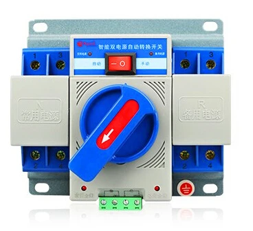 Автоматический переключатель с двойной передачей мощности тип 2P 63A 230V|power automatic