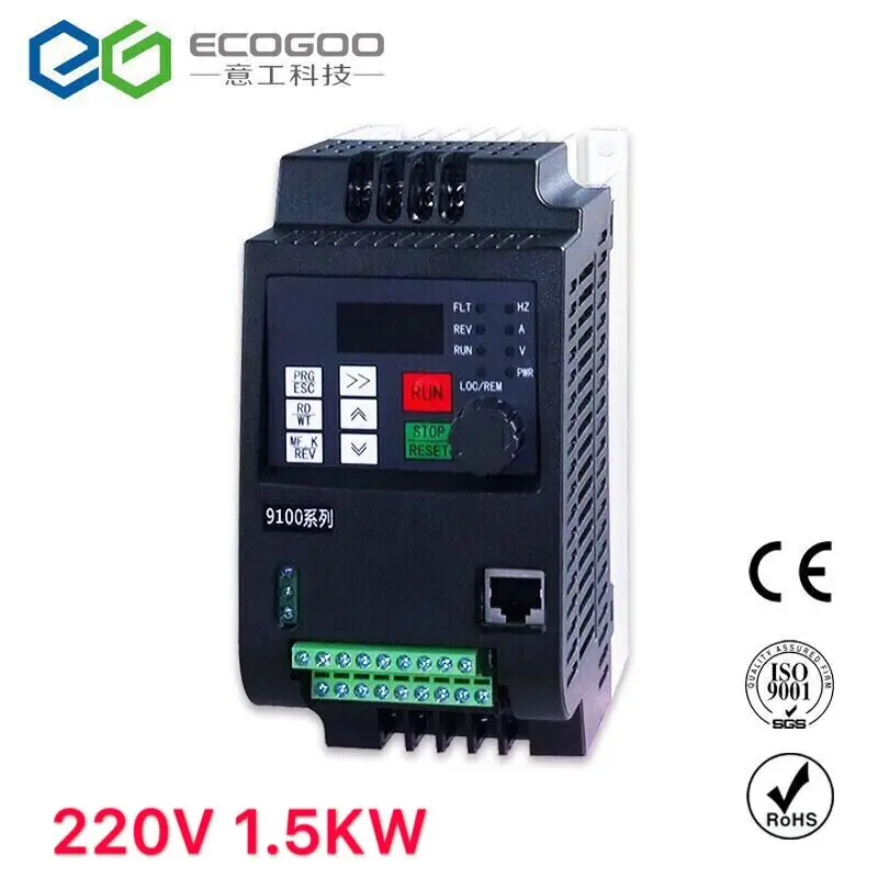VFD Free Shipping! 220v 1.5kw vector Inveter 2.2kw inverter Frequency Converter Variable Drive Motor Speed Control | Обустройство