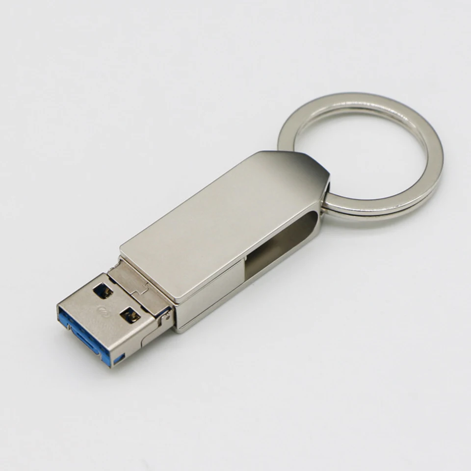 Creative Mobile Phone U Disk Type-c Android OTG USB3.0 Three-in-one Rotating USB Flash Drive 16g 32G Gift Customization | Компьютеры и