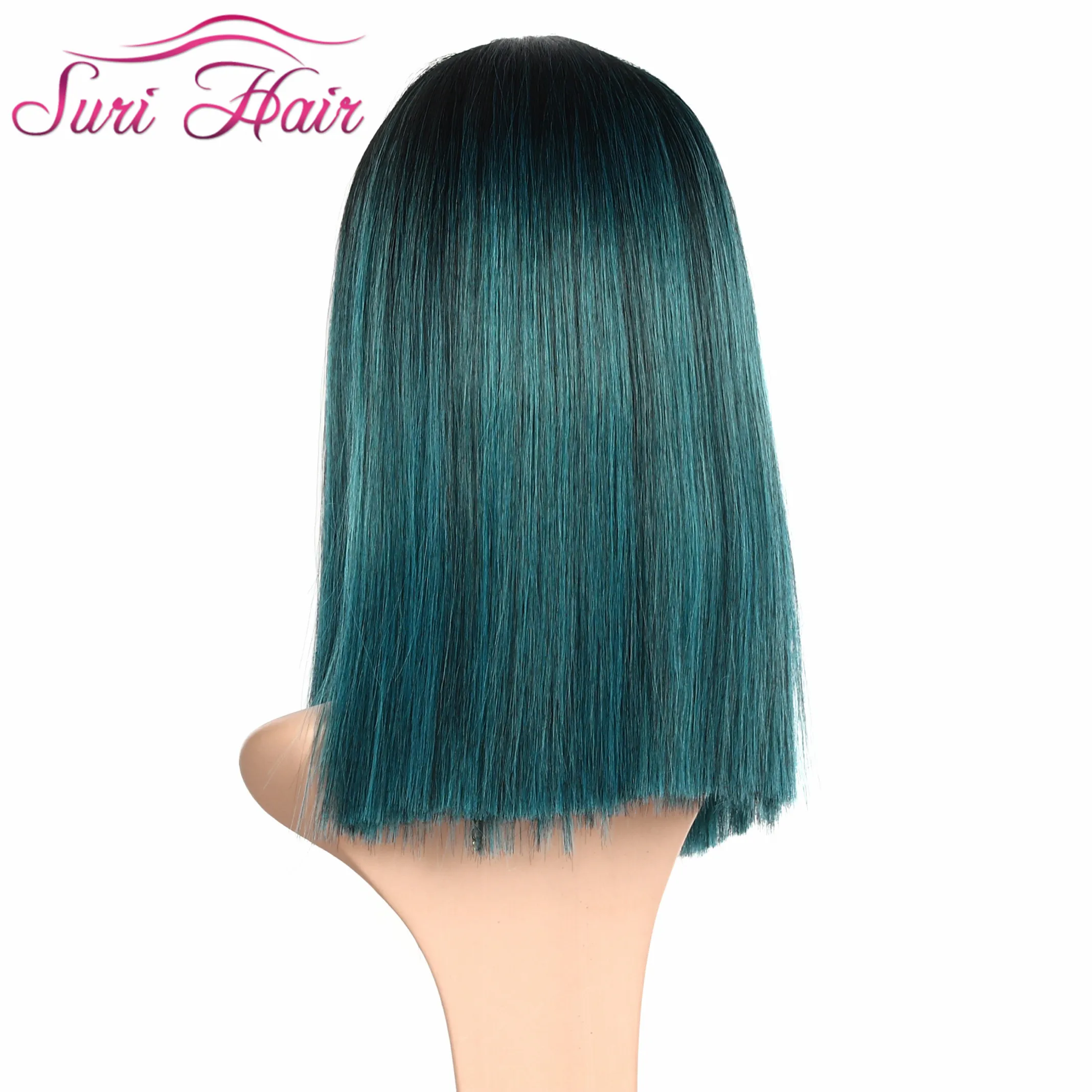Парик для косплея Suri Hair прямые синтетические волосы с эффектом омбре короткий