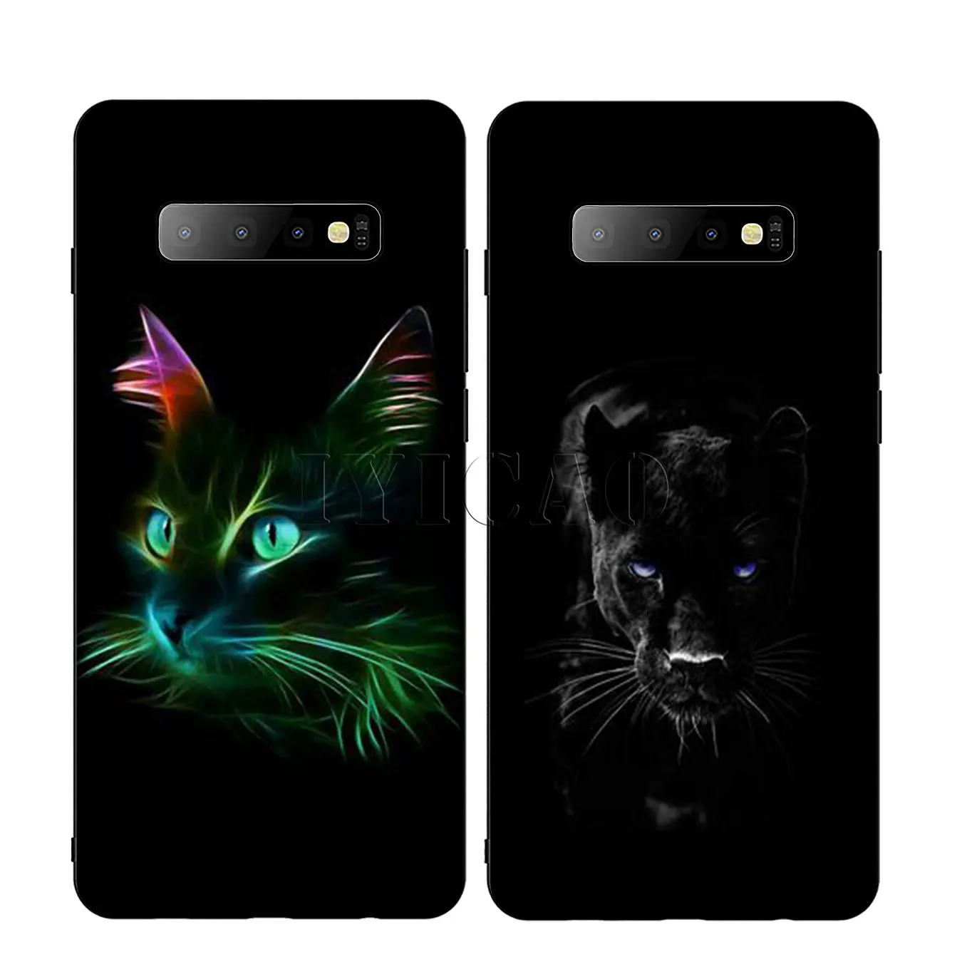 IYICAO кошка милые собака и Мягкий силиконовый чехол для телефона samsung Galaxy S10 S9 S8 плюс