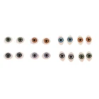 Глазки пластиковые для фарфоровых кукол, 56 мм, 16 шт.