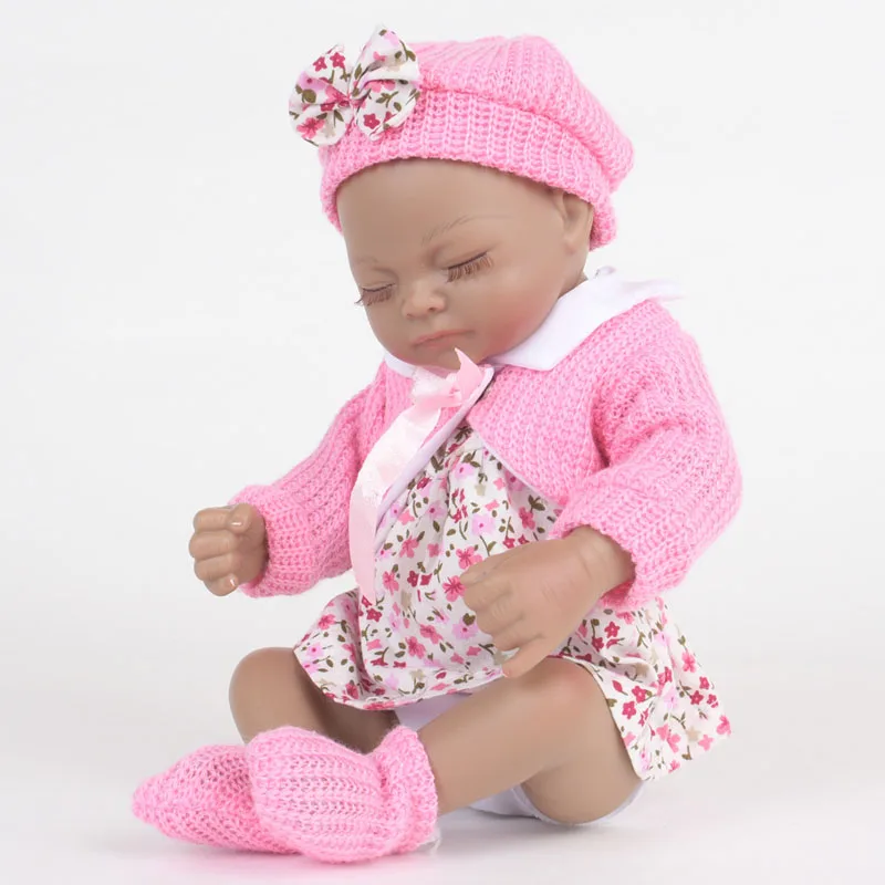 LEOOFU 28 см 11 дюймов полный силиконовые Реалистичного reborn baby doll оптовая продажа из